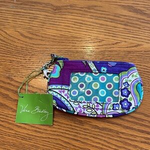 Vera Bradley Purple and Blue Clutch